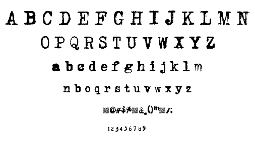 Light Fingers font