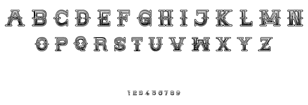 MEDICINE SHOW CAPS font