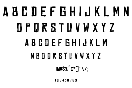 Marston font