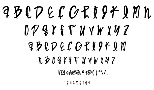Moon Pie font