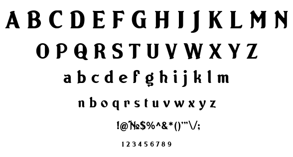 Norton font
