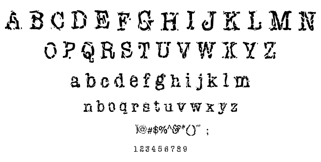 New York Punk font