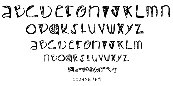 Pastel font