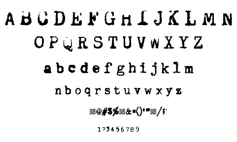 Quiet Typer font