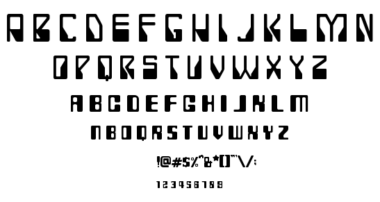 ROLLERBALL 1975 font