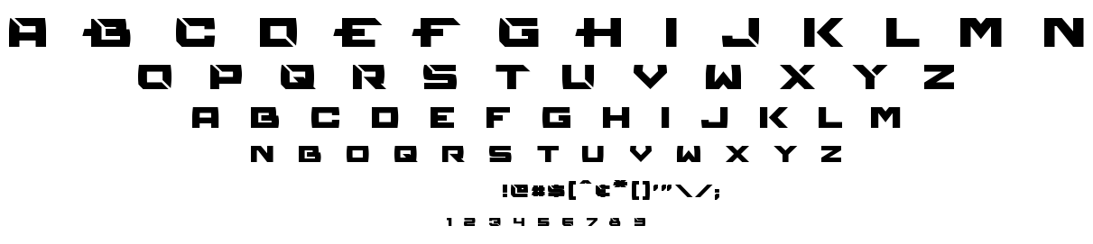 Reconstruct font