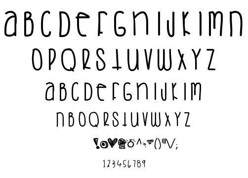 Saturday Love font