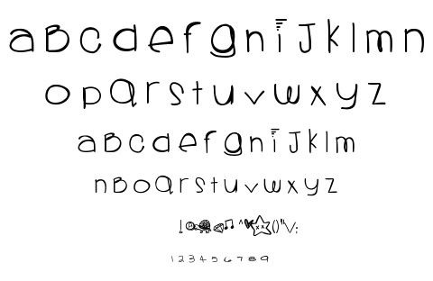 Sprinkles colors font