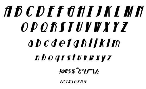 Suchet font