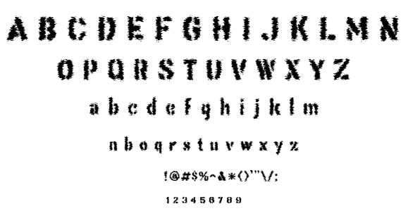 This Corrosion font
