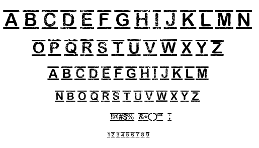 TOP SECRET font