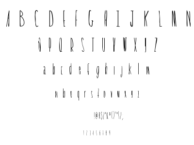 Tickle Shits font