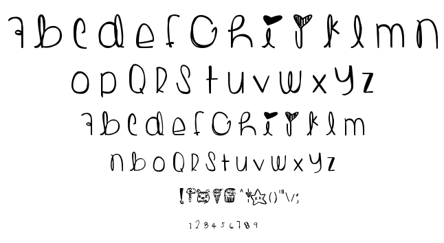 Toast Eggs font