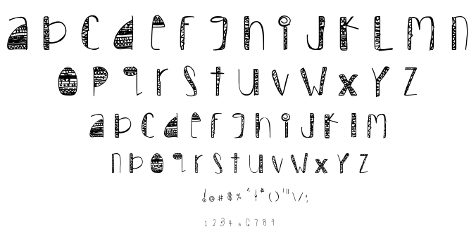 Tribal font