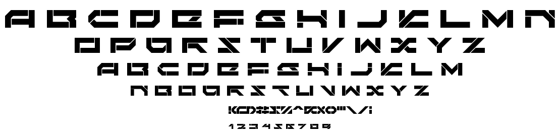 Darktech Ldr font