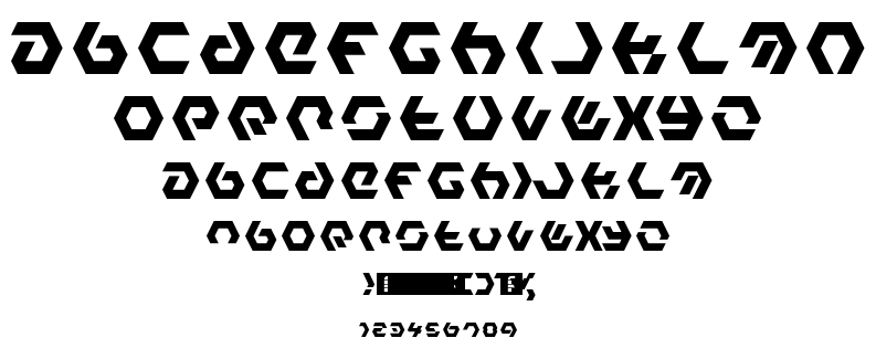 Hexample Ldr font