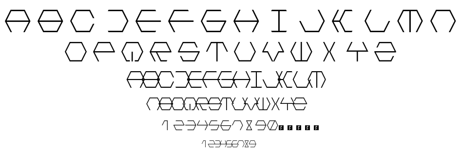 Hextremum Ldr font