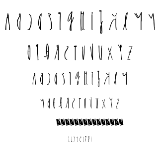 kcirF esreveR font