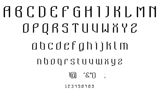 Nymeria font