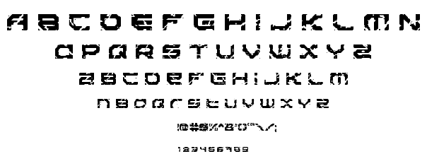 Sector 017 font