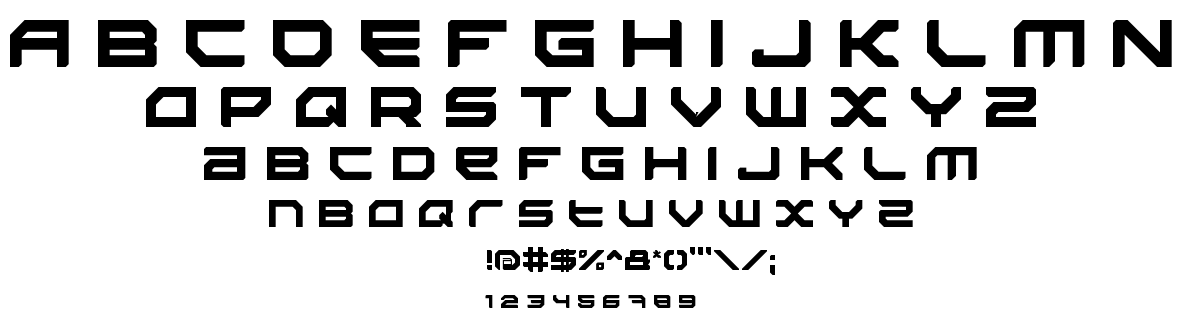 Sector 034 font