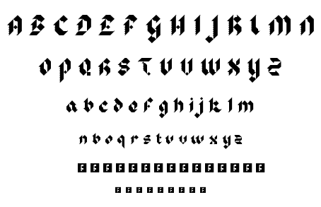 Sir Robin’s Minstrels font