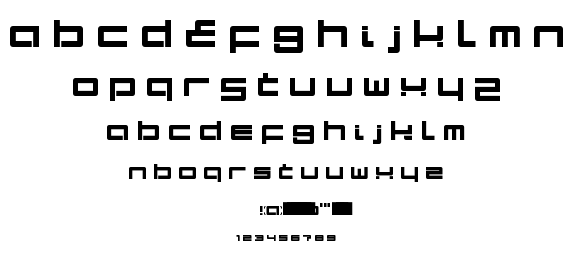 Terminal LDR font