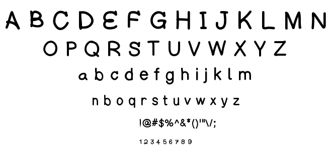 Elementary font