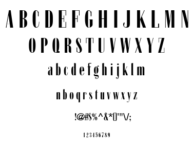 Zabatana Poster font