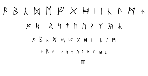 Ancient Runes font