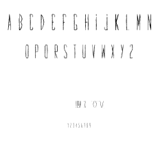 First font