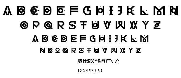 Hectica font