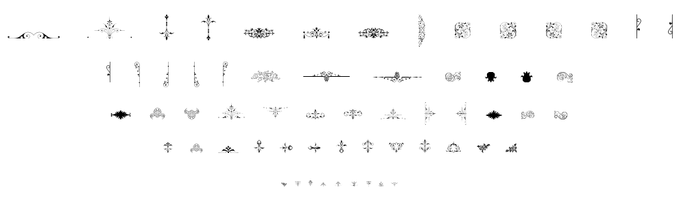 Soft Ornaments Nine font