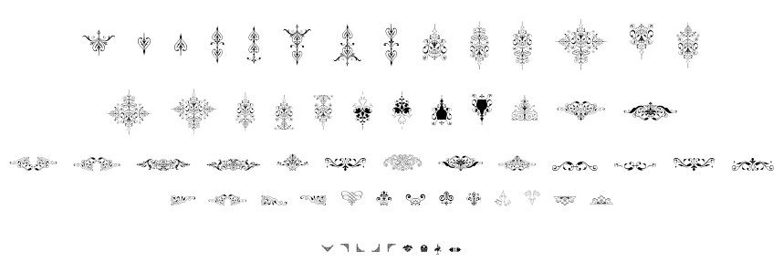 Soft Ornaments Ten font