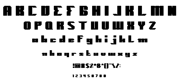 High Speed font