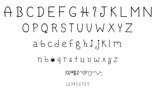 Honeybee font