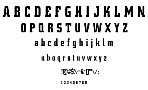 K.O. Activista font