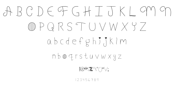 My Font Addiction font