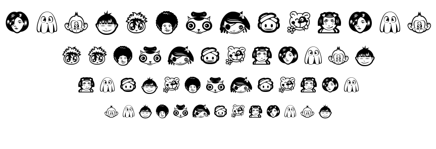 RANDOM Face 1 font