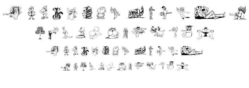 RANDOM THING 1 font