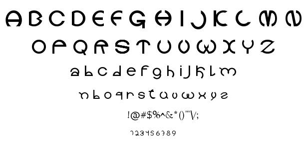 Holitter Circle font