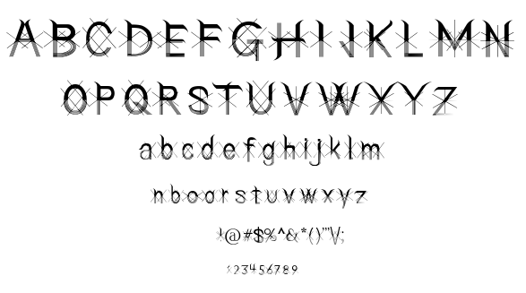 Holitter Lines font