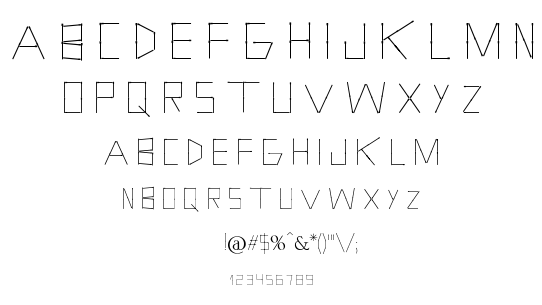 Holitter Phosphorus font