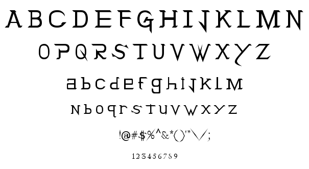 Holitter Tittanium font