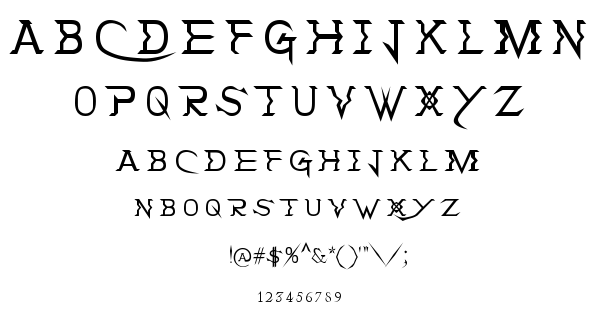 Holitter Tittanium font