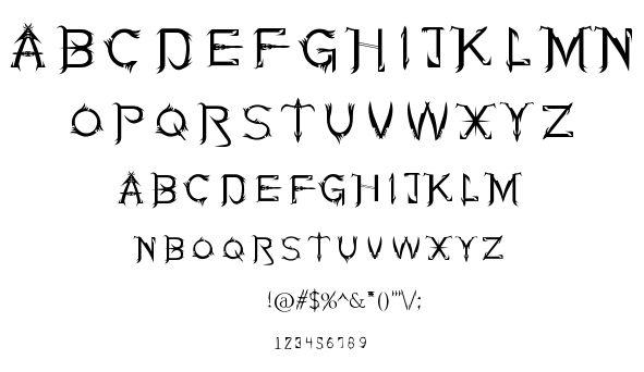 Soul Of Holitter font