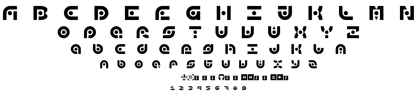 audio 2012 font