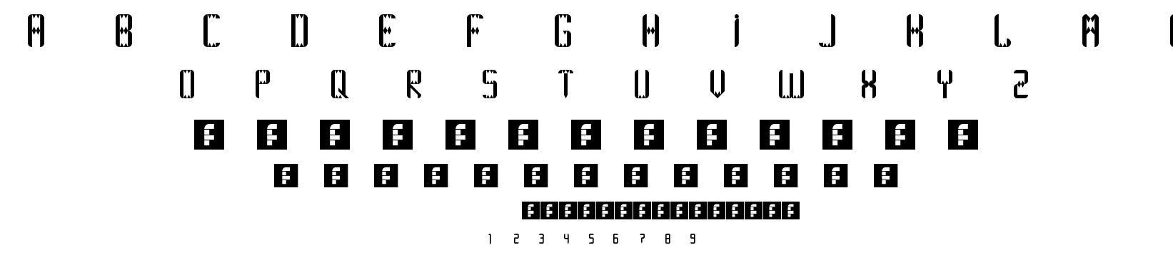 Adic font