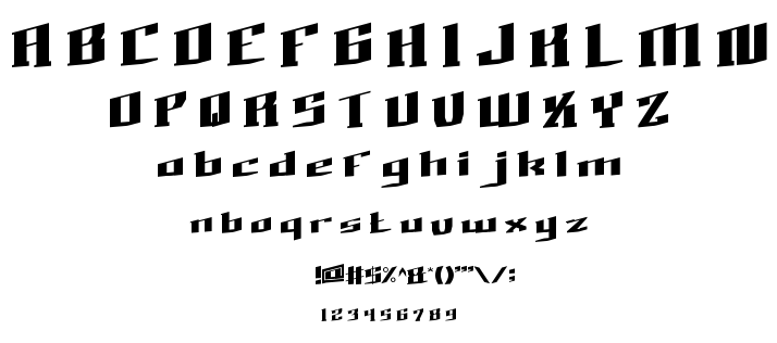 BAD BOY font