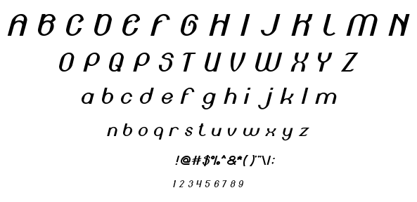 Engine Power font